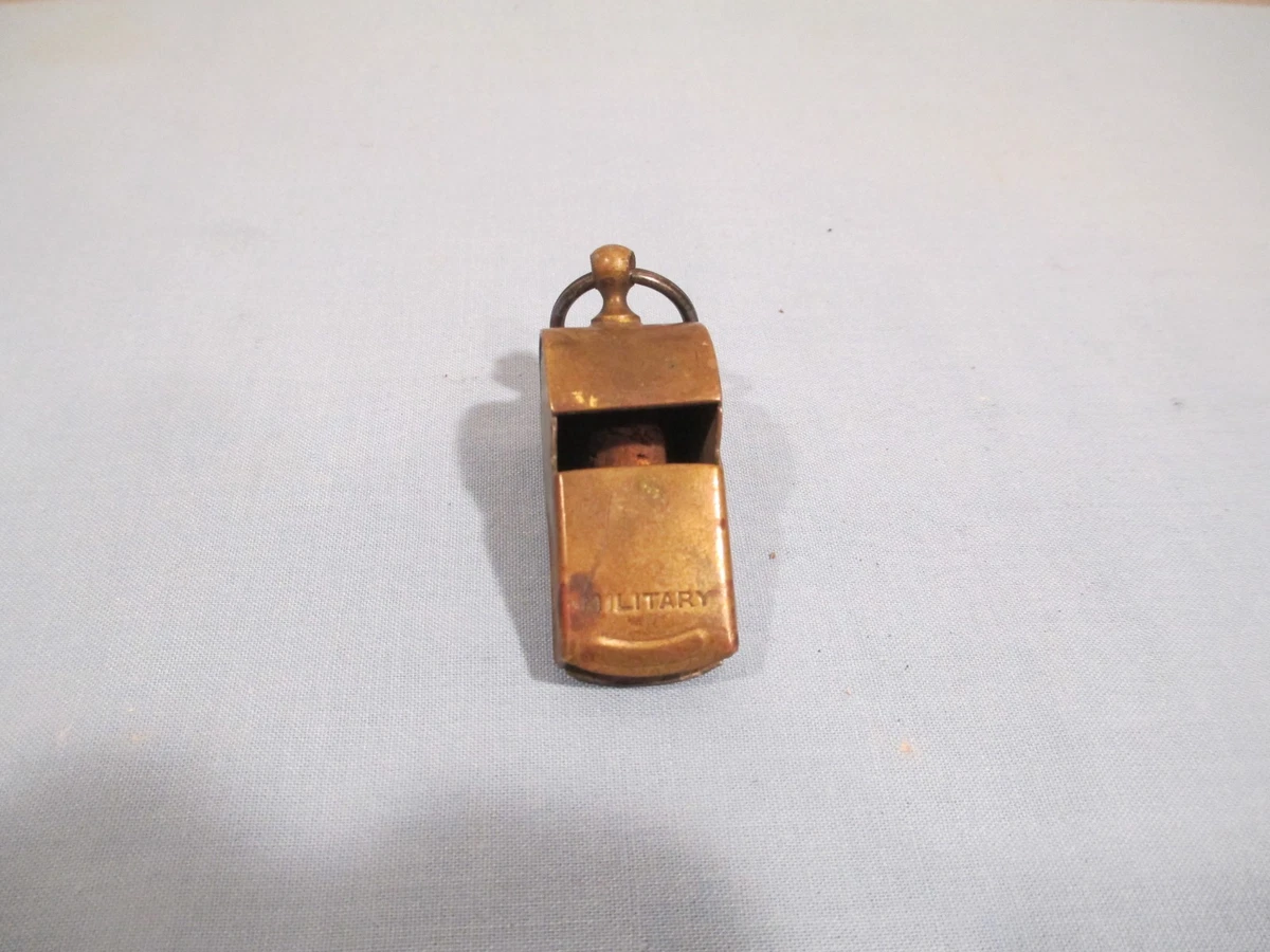 Brass Military Whistle In Collectible Police Whistles for sale | eBay
