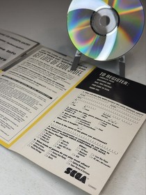 Joe Montana&rsquo;s Football (Sega CD, 1993) Disc & Manual, Reg. Card,  Tested