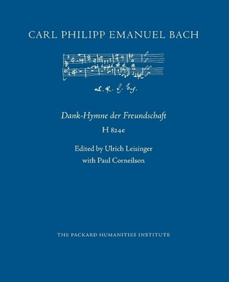 Dank-Hymne der Freundschaft by Carl Philipp Emanuel Bach (English) Paperback Boo