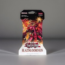 Konami YGO Sleeved Booster Pack Blazing Dominion Booster Pack New Factory Sealed
