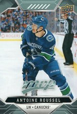 #128 Antoine Roussel Vancouver Canucks 2019-20 Upper Deck MVP Hockey Card