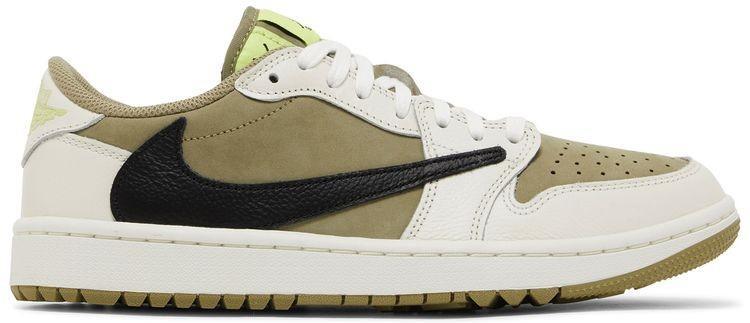 Travis Nike Jordan golf トラヴィス Jordan 1 Low Golf x Travis Scott Neutral Olive for Sale