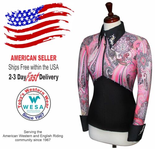 Toby's Western Showmanship Horsemanship Pleasure Show Jacke Shirt Rodeo Königin - Bild 2 von 4