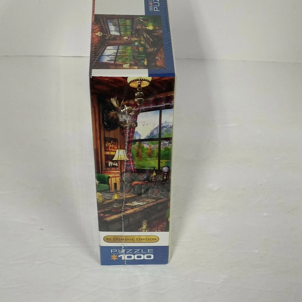 Cozy Cabin Eurographics Jigsaw Puzzle. 1,000 pieces Dominic Davison 19x26 NEW! - Image 4 of 4