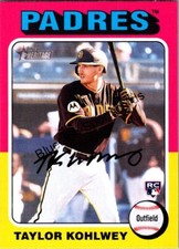 2024 Topps Heritage #154 Taylor Kohlwey RC