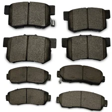 8pcs Front & Rear Ceramic Brake Pads For 2007-2011 CRV 2010 2011 2012 ACURA RDX