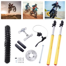 Front Forks Kit Wheel 70/100-19 Brake Triple Shock for TTR125 XR100 Dirt Bike