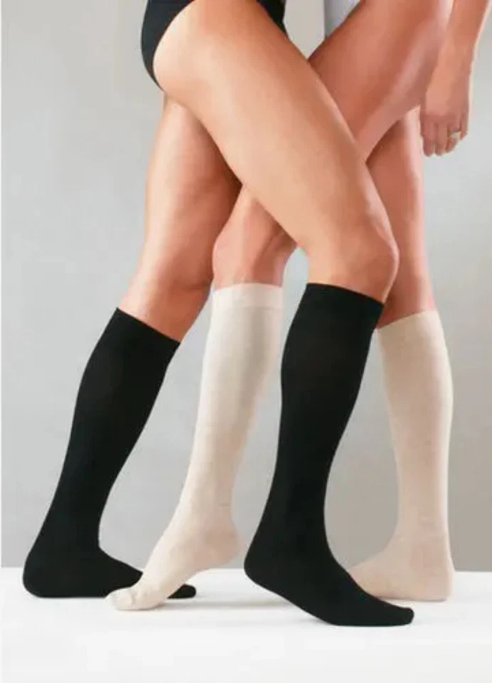 NEU Weissbach Baumwoll Stützkniestrümpfe Unisex Kniestrümpfe - Bild 3 von 4