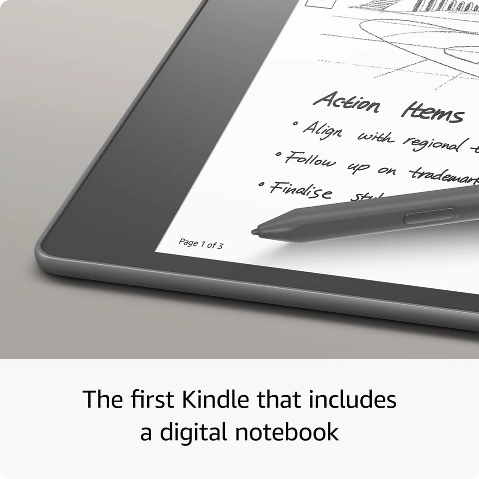 Amazon Kindle Scribe 1st Gen 16GB Wi-Fi 10.2"Tungsten(with PREMIUM Pen)BRAND NEW - Image 3 of 4