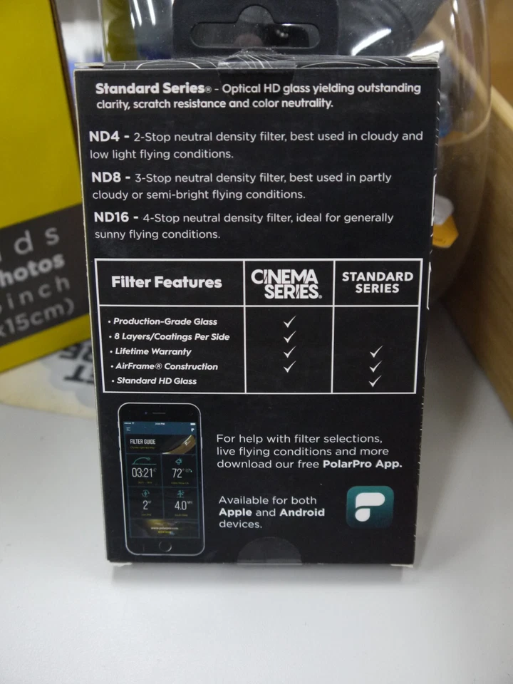 PolarPro AR5001 Standard Filter for DJI Mavic Air - 3 Pack - Image 2 of 2