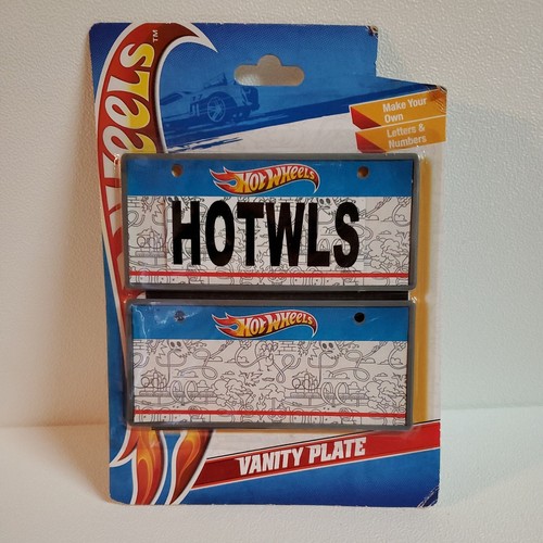 Hot Wheels Vanity Plates For Bikes Etc.. 5.5” X 2.5” - Picture 10 of 10
