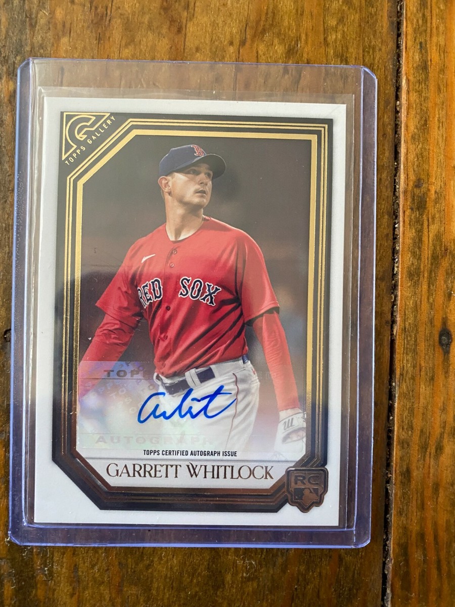 bowman Garrett whitlock auto 現　red sox 2021 Topps Gallery Garrett Whitlock Auto Rookie Card Boston