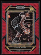 Robyn Parks 2023 Panini Prizm WNBA #10 Red Wave Prizm SP RC