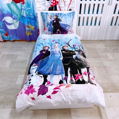 Disney Frozen Family Set Letto Singolo Copripiumino 140x200cm Biancheria  Cotone 5904209606696