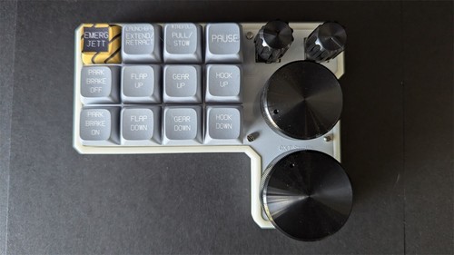 CXT VIA/QMK 4x3 Customizable RGB Marco Keyboard with 4 Knobs for Simulation Game - Picture 21 of 26