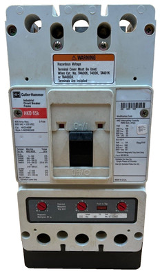 Cutler Hammer HKD3300 Circuit Breaker 300A 3P 600V 3PH Lug to Lug Used Tested