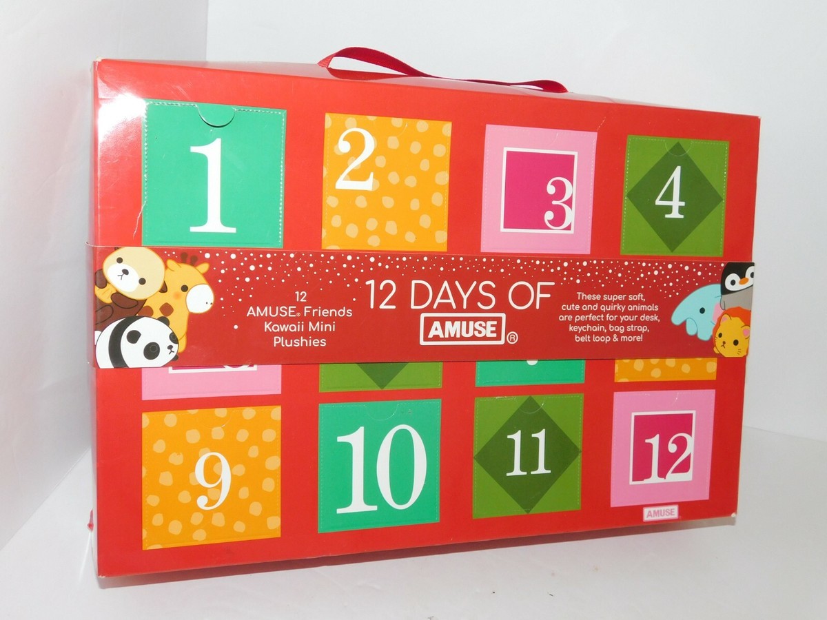 Amuse Kawaii Christmas Plush Advent Calendar Holiday Gift Mystery
