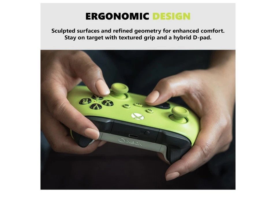 Microsoft Wireless Controller for Xbox One/Series X/S - ELECTRIC VOLT - Image 3 of 4