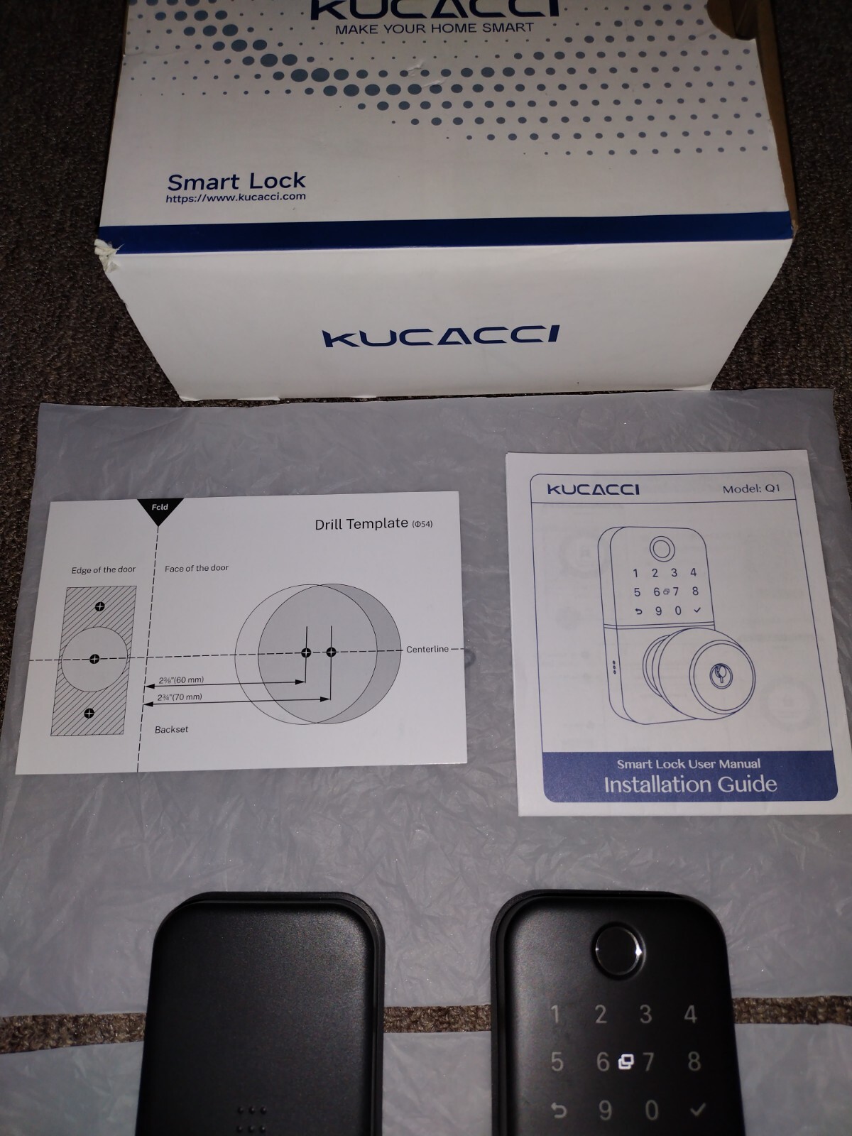 Kucacci Q1 Smart Door Lock Ebay