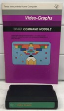 TI-99/4A Video-Graphs Vintage Software Cartridge Manual Tested