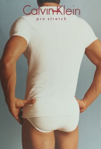 CALVIN KLEIN MAGLIA MEZZA MANICA GIROCOLLO COTTON STRETCH - Foto 3 di 8