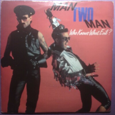 Man Two Man - Who Knows What Evil? (7'' single) picture sleeve MARES 3