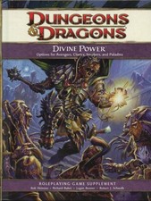 DIVINE POWER NM!  4E Dungeons Dragons D&D Hardcover Player's Option Handbook