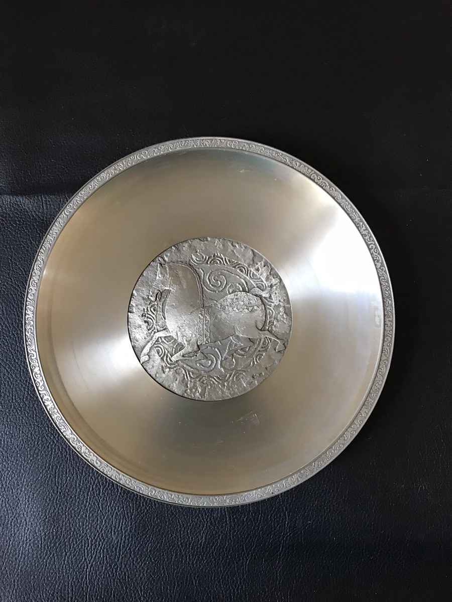 Selangor Pewter 1978 Year Of The Horse Oriental Zodiac Plate
