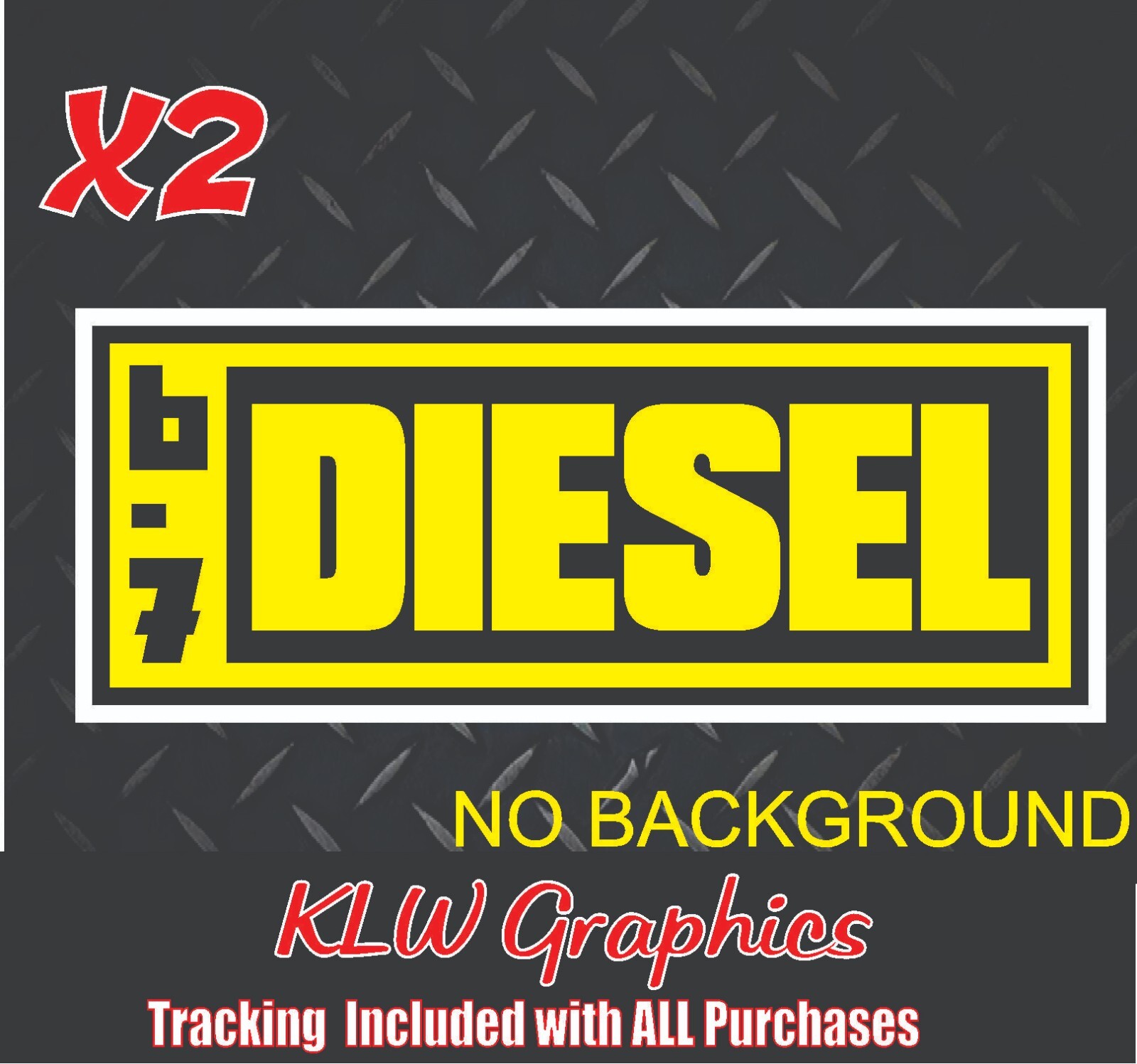 6.7 Diesel Decal Sticker Turbo Truck Crew Cab Soot Def 7.3L 6.0L 2500 ...