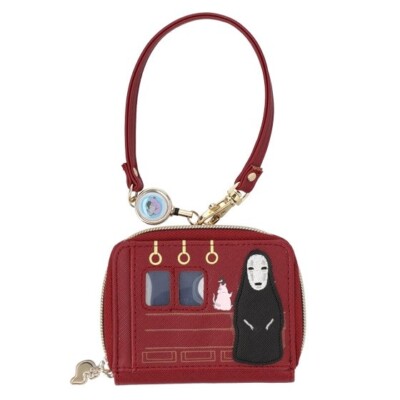 Studio Ghibli Spirited Away Crossbody Bag Purse No-Face Lantern Zipper Charm Studio Ghibli Spirited Away No-Face Knitting Coin Purse  main image 4