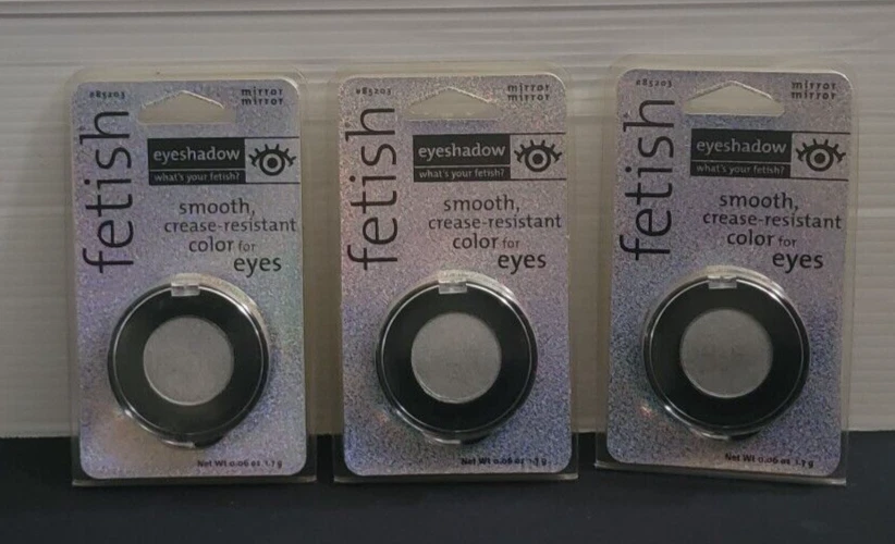 Paquete de 3 sombras de ojos FETISH suaves resistentes a pliegues color para ojos .06 oz espejo Foto 3 de 4