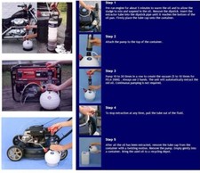 PELA 2000 OIL FLUID EXTRACTOR SUMP PUMP 2-LIT VACUUM HAND PUMP BOAT JET SKI BIKE