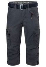 Timezone Herren Cargo Bermuda Shorts 3/4  Miles TZ 3695 blue minimal 