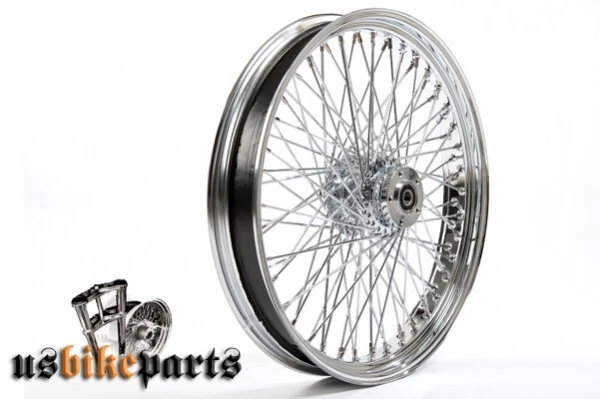 21 x 2,15 Felge 80 Speichen vorne 1x Flansch 1" passend für Harley Davidson - Bild 3 von 4