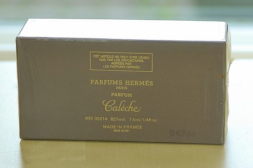 Vintage *CALECHE by HERMES* splash PURE PARFUM EXTRAIT 7,5 ml~1/4 oz OLD SEALED