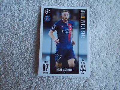 Match Attax Extra 2024 Fußball ''MILAN SKRINIAR'' #108 PSG Trading Card PS