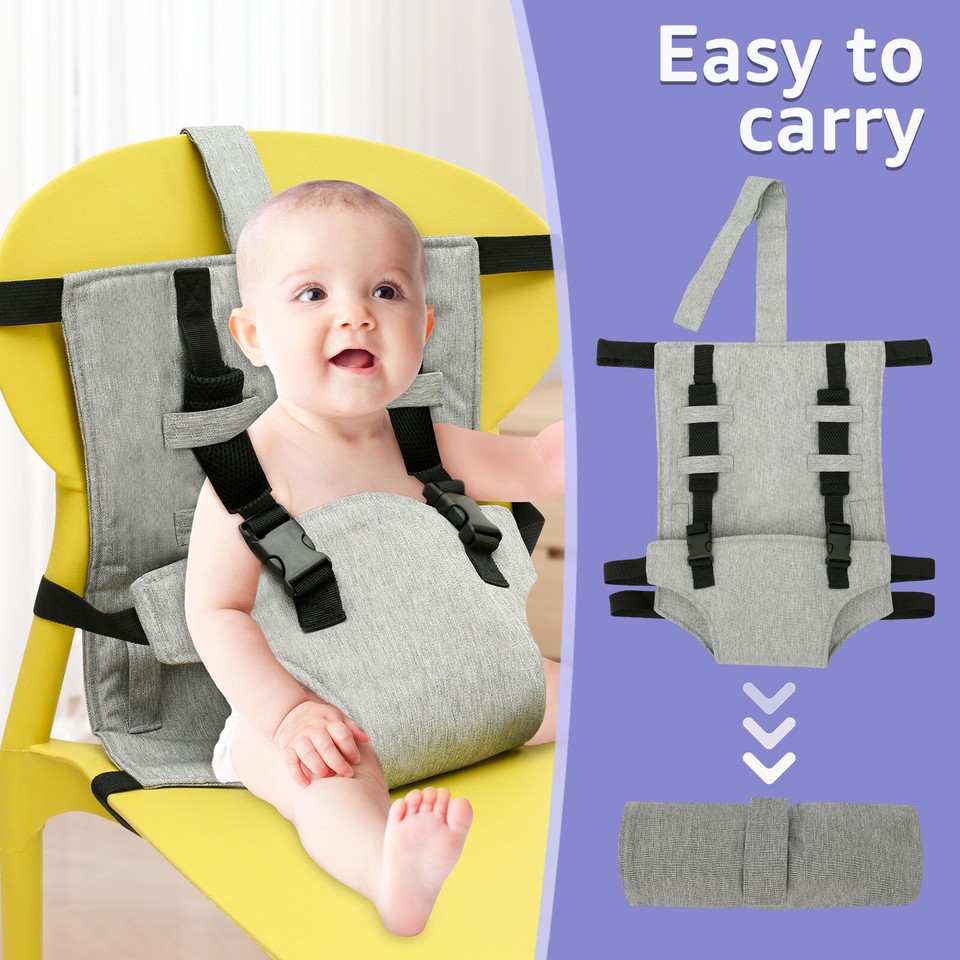 Baby High Chair Safety Seat Adjustable High Booster Seat Cover for