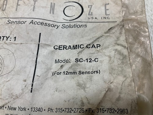 SoftNoze SC-12-C Ceramic Cap SC12C New (TSC) - Picture 2 of 3