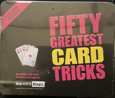 NEU Marvin's Magic - Fifty Greatest Card Tricks Set - Kinder & Erwachsene Zauberset