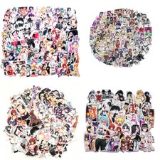 Us 100 Pcs Sexy Anime Stickers Waifu Girl Explicit Beautiful Gorgeous Vinyl