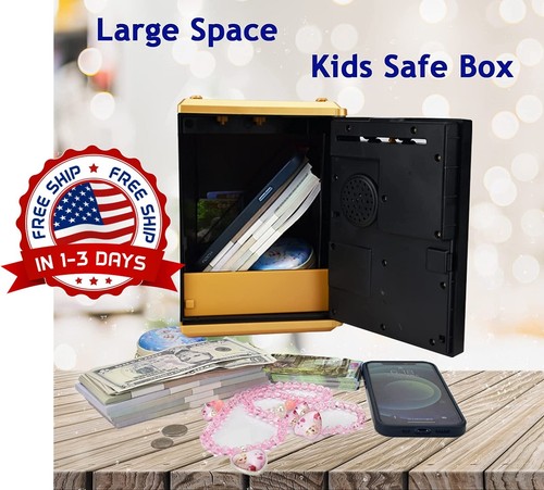 Caja Fuerte Cajas Fuertes De Seguridad Para Dinero Contra Fuego Secreta Pequeña - Imagen 3 de 6