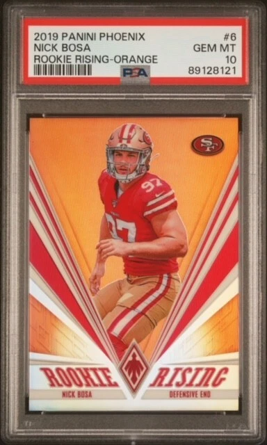 Nick Bosa Panini Phoenix Rookie Rising #6 Orange