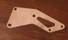 Exhaust rear footrest bracket Triumph late 500 Daytona 1973/74 with long exhaust