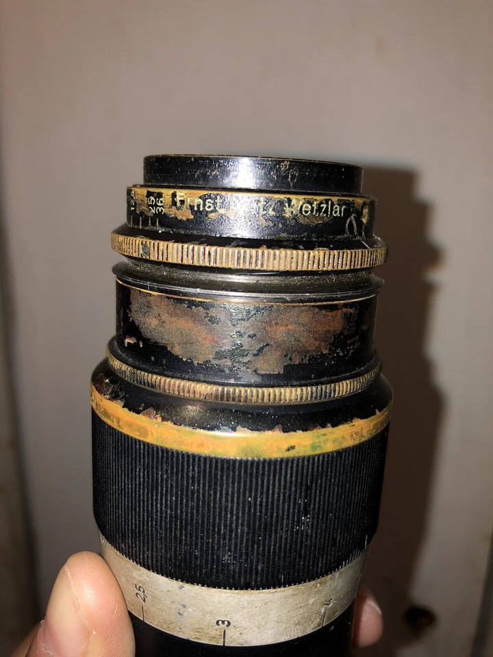 (¡NECESITA AHORRO!) Ernst Leitz Wetzlar; Hektor 73,5 cm (?); Lente 4.5 Nº 600767 Foto 2 de 4