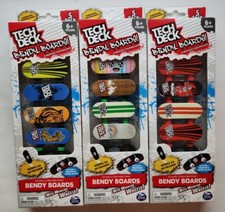 TECH DECK BENDY BOARDS SPINMASTER ERASER SKATEBOARD LOT 15 PC