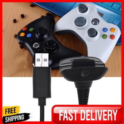 1pc Charging Cable for Xbox 360 Wireless Game Controller Joystick(Black)