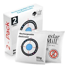 Gun Safe Dehumidifier | Rechargeable Desiccant Packs for Moisture Control | R