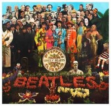 The Beatles - LARGE POSTER  - Sgt. Peppers Lonely Hearts Club Band promo ad