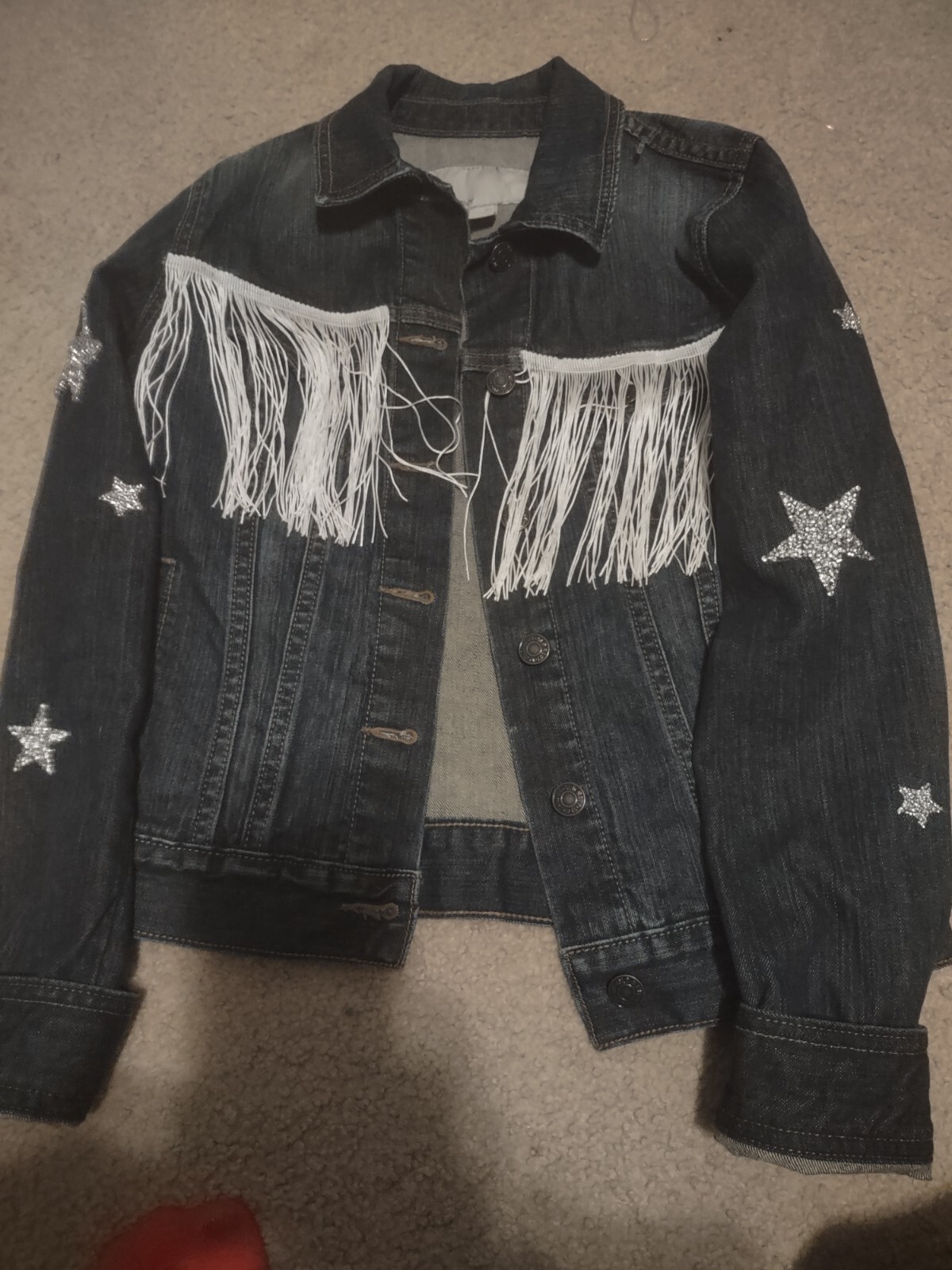 Dallas Cowboys Customized old navy denim jacket - image 5
