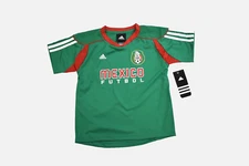 adidas Little Kids Mexico El Tri Selección Futbol Soccer Jersey NWT M (5-6)